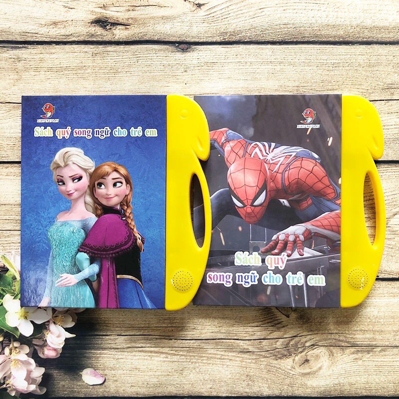 Sách song ngữ Anh _ Việt, sách song ngữ điện tự cho bé