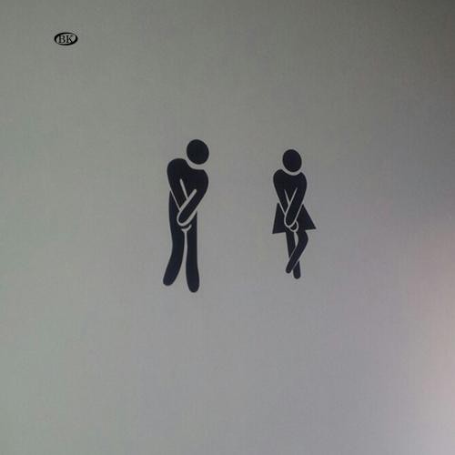 Giày Bata Thời Trang Năng Động Cho Nữ✿Sticker Dán toilet Nam Nữ diy Nghệ Thuật