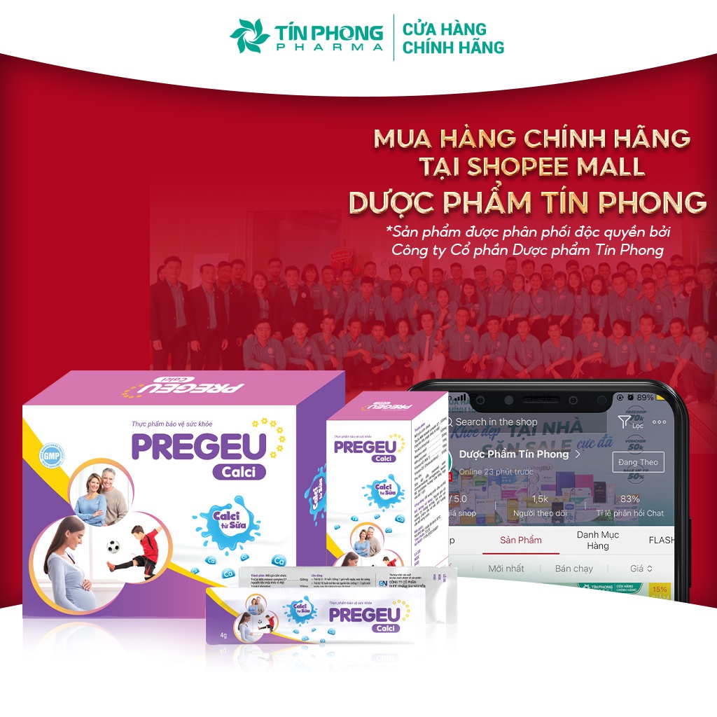 PREGEU CALCI – Calci Từ Sữa Bổ Sung Canxi, Phát Triển Chiều Cao Tối Ưu, Xương Răng Chắc Khỏe Cho Cả Gia Đình TTP049
