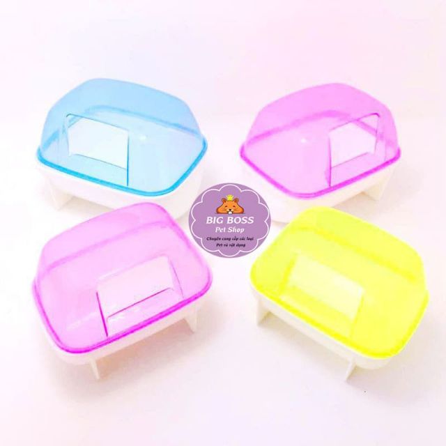 1 Nhà tắm Lớn Hoặc Nhỏ Vệ Sinh Sạch Sẽ Cho Hamster-Rat-Đuôi Mập