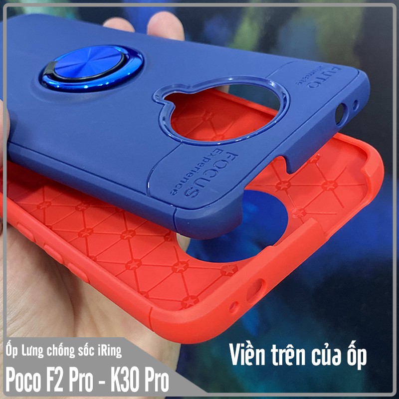 Ốp lưng cho Xiaomi Poco F2 Pro - Redmi K30 Pro - Redmi K30 Ultra chống sốc iRing Auto Focus