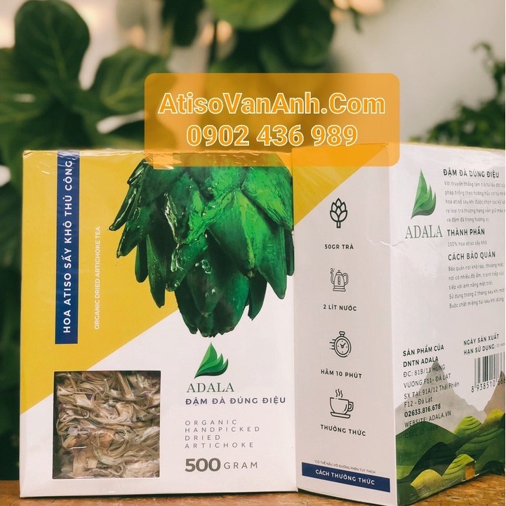 Trà Hoa Atiso Khô Đóng Hộp 500Gr, , Hàng Chuẩn Ngon, vị ngọt thanh dễ uống, phù hợp với tất cả mọi người