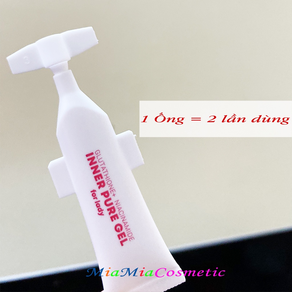 Gel Vệ Sinh Vùng Kín Phụ Nữ Làm Hồng Se Khít Vùng Kín ANGEL'S LIQUID GLUTATHIONE PLUS NIACINAMIDE INNER PURE GEL