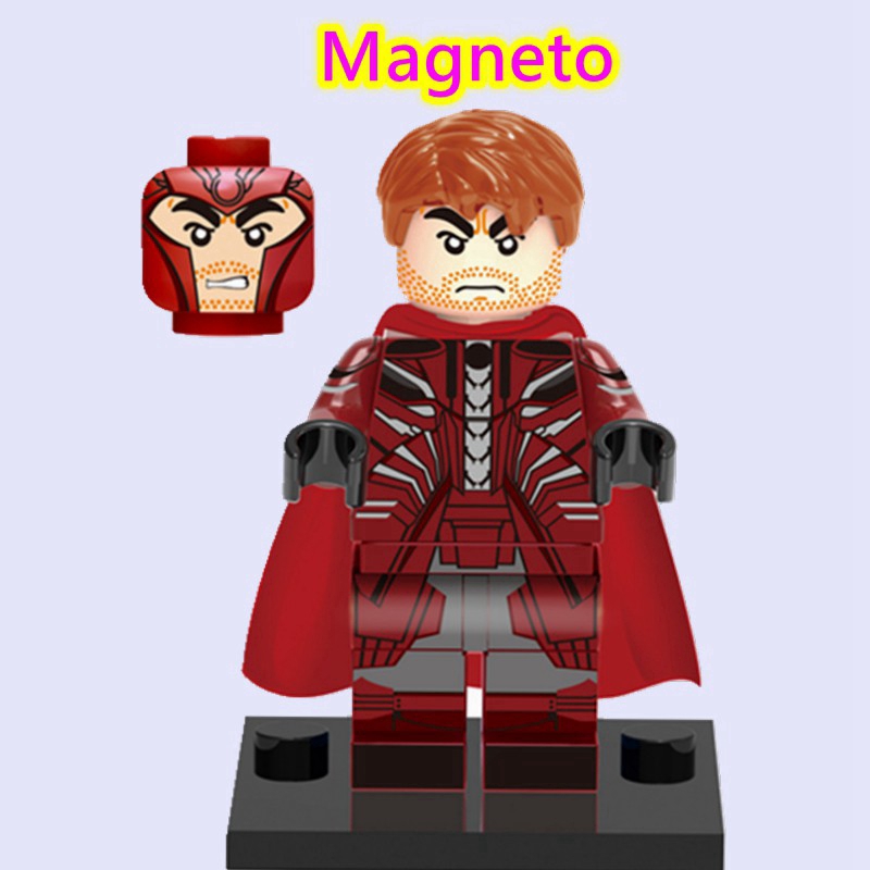 Đồ chơi Lego lắp ráp mô hình Giáo sư X-Men & Người sói Magneto độc đáo cho trẻ em