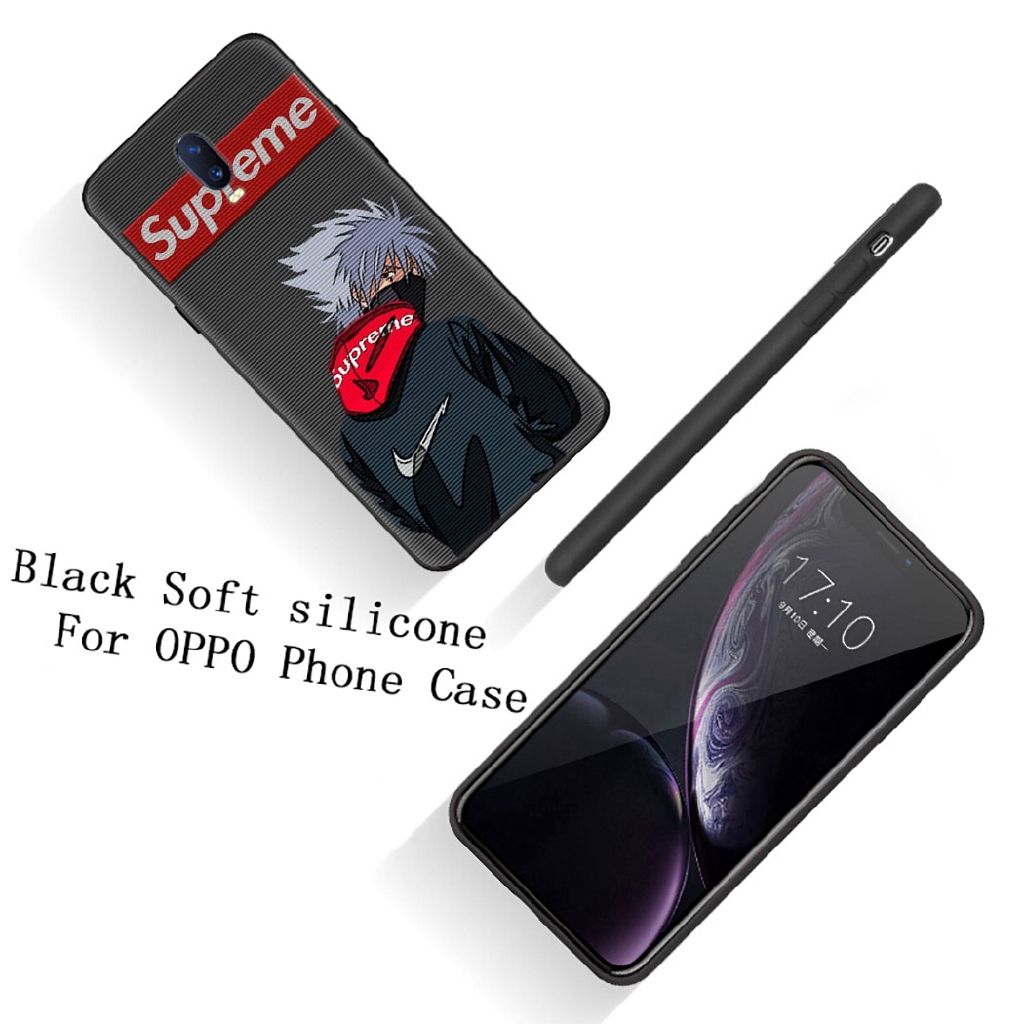 Ốp điện thoại silicone dẻo viền đen in hình Supreme cho OPPO F9PRO NEO 9 A3S A5 A37 A5S A59 F3 A83 F5 F7