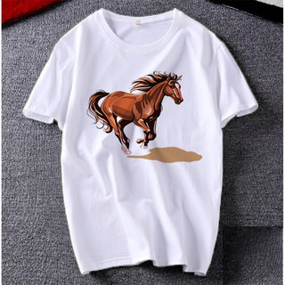 Áo thun Cotton Unisex - 12 Con Giáp - Tuổi Ngọ - Ngựa phi nước đại