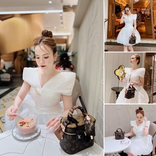 ( SALE RẺ ĐỂ CẮT MẪU ) Túi đeo chéo nữ L V CẶP LỒNG