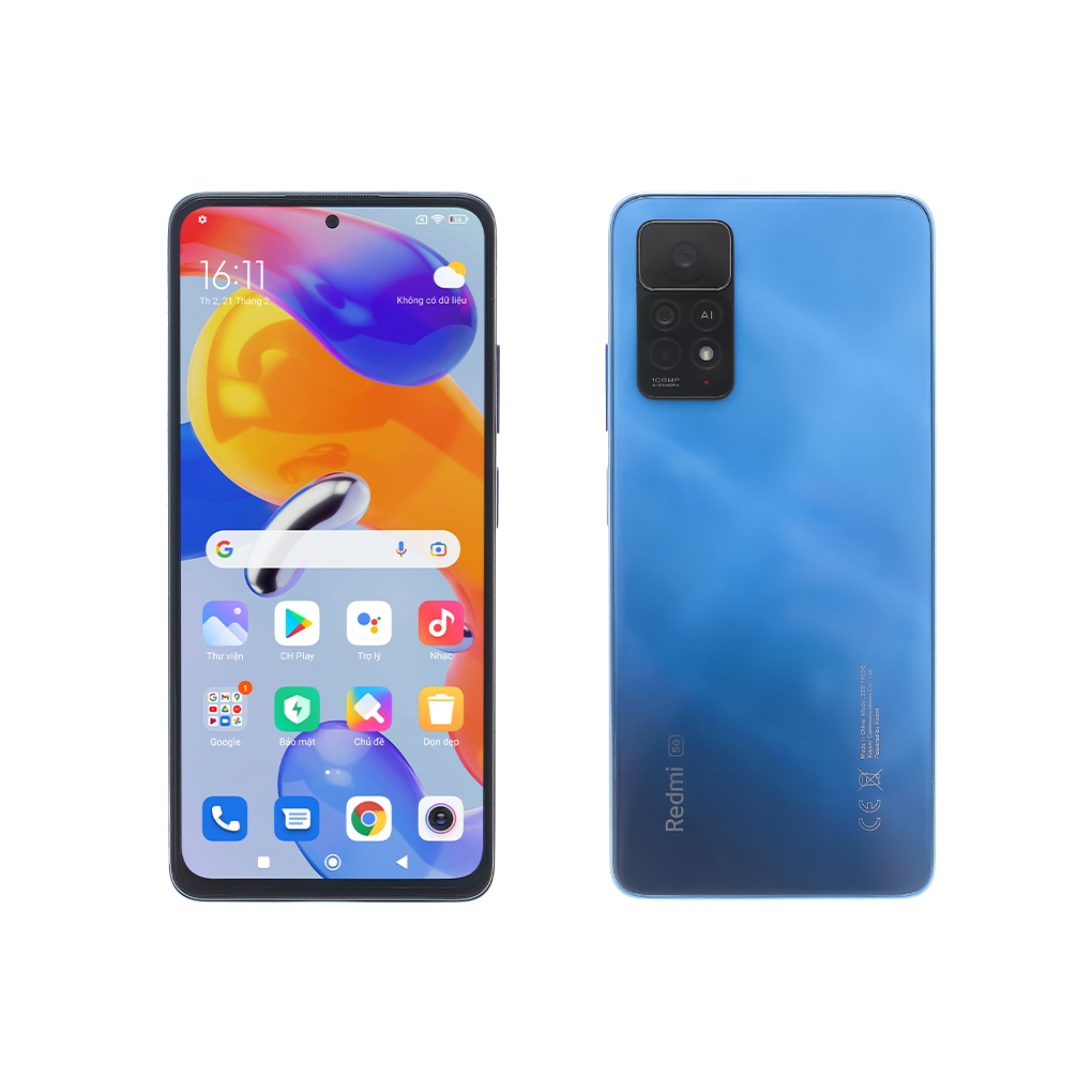 Điện thoại Xiaomi Redmi Note 11 Pro 5G (RAM: 8 GB Bộ nhớ trong: 128 GB) Màn hình: 6.67" . Bảo hành 12 tháng
