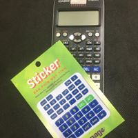 Sticker dán phím Màu trắng đen BASIC, Dán bàn phím casio fx 580vnx