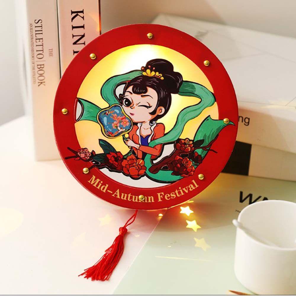 YIYU Lồng Đèn Giấy Họa Tiết Hoạt Hình Phong Cách Trung Hoa Cổ Điển Độc Đáo Trang Trí Nhà Cửa