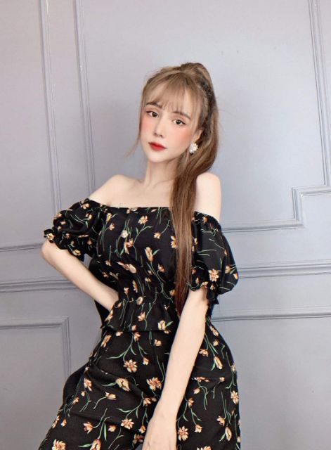 Sét Áo Hoa kèm Quần Đủ màu