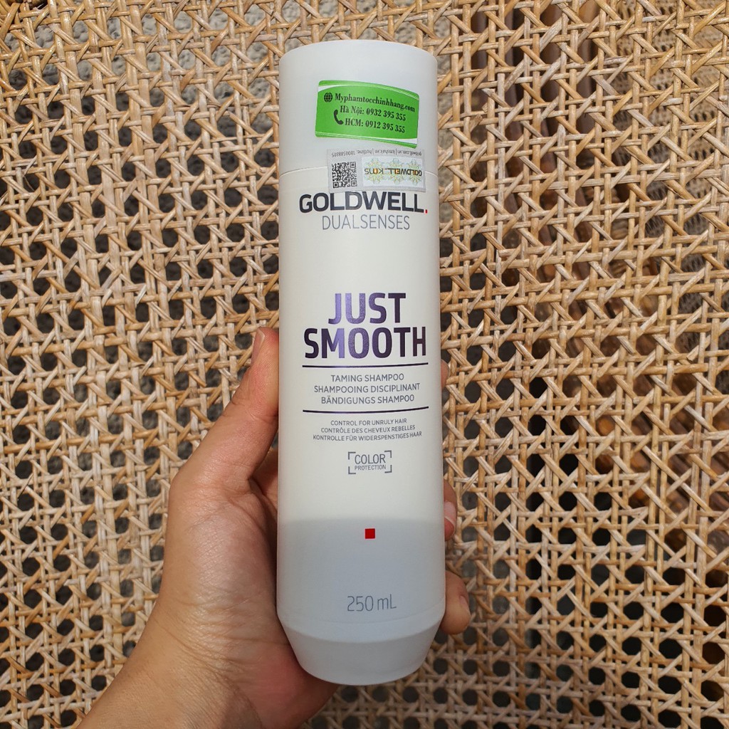 DẦU GỘI XẢ GOLDWELL SUÔN MƯỢT JUST SMOOTH 250ml - 200ml