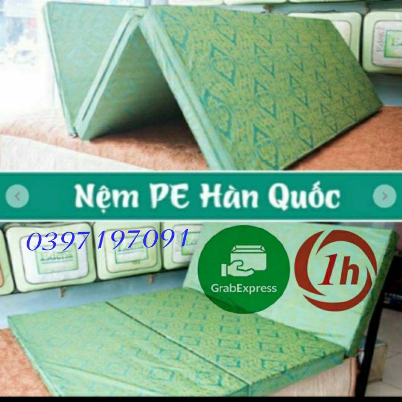 NỆM PE KOREA GẤP 3 DÀY 3CM ĐỦ SIZE