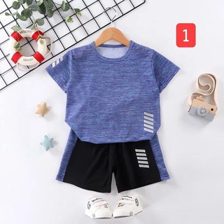 Bộ thể thao lưới bé trai