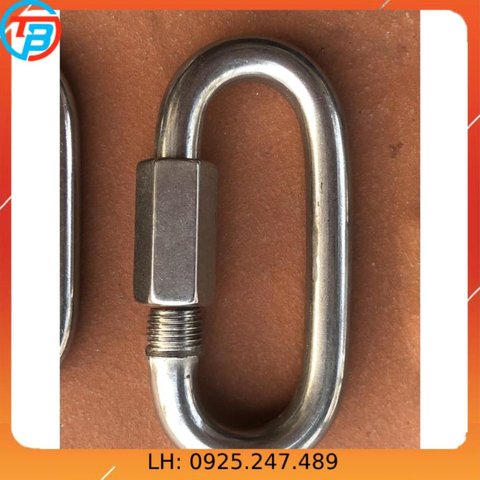Móc nối xích, khóa xích INOX 4 5 6 8 10 12 CÁP THÉP SÀI GÒN