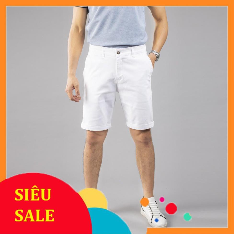 Quần short nam Galvin chất cotton kaki co giãn phối cạp màu form đẹp QSGV23 - Galvin Store