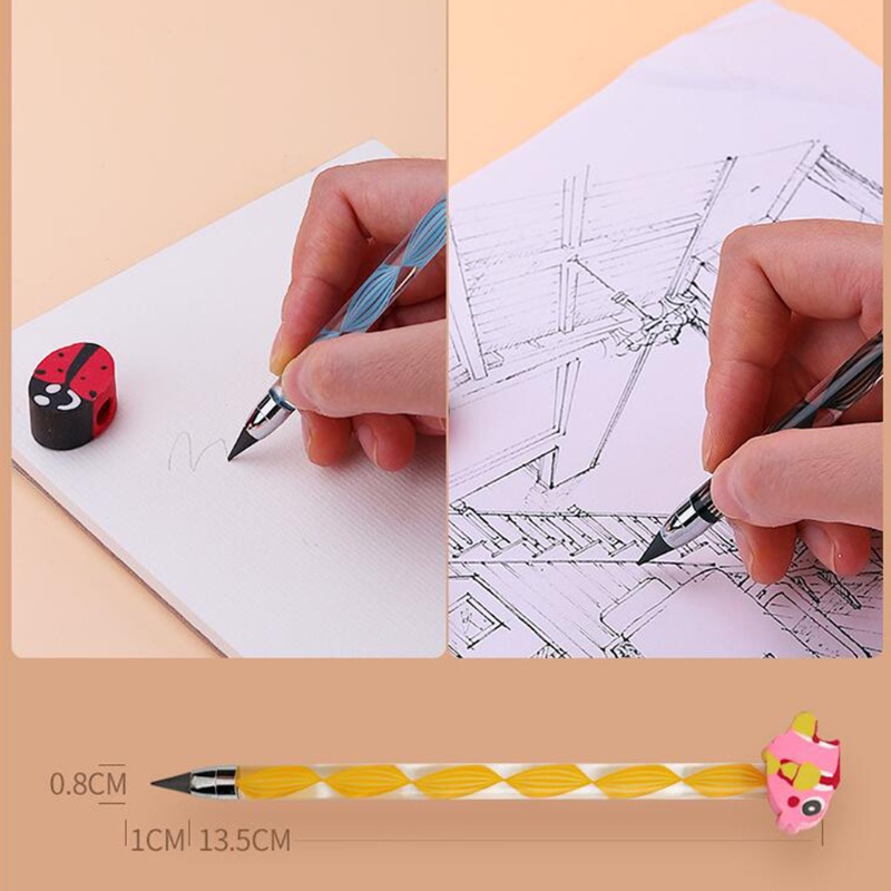 Bút Chì Bấm Mực Không Giới Hạn Công Nghệ Vĩnh Viễn Cho Trẻ Em