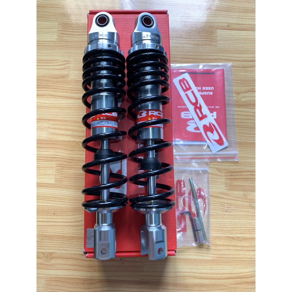 phuộc sau RCB chân nhôm gắn ab novo màu đen