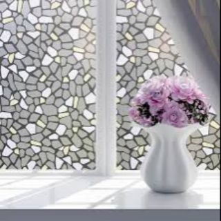 Decal dán kính giả đá khổ 90cm