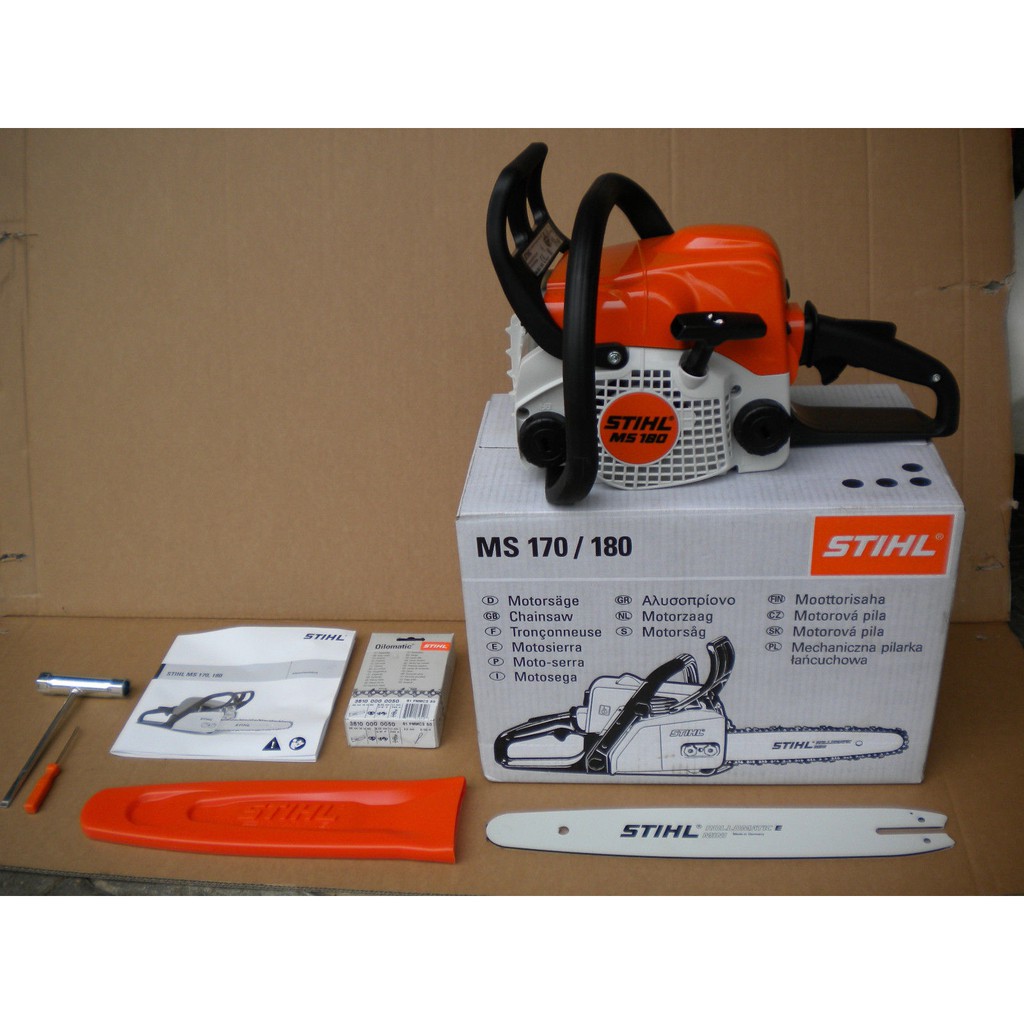 Máy Cưa Xích MS180 STIHL Đồng Bộ Lam Xích 18in - CHÍNH HÃNG