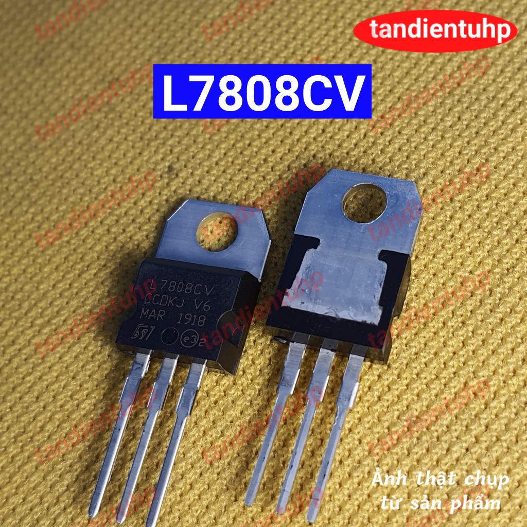 5 CHIẾC IC ỔN ÁP DƯƠNG 7805, 7806, 7808, 7809, 7812, 7815, 7818, 7824 DÒNG 1,5A HÀNG MỚI