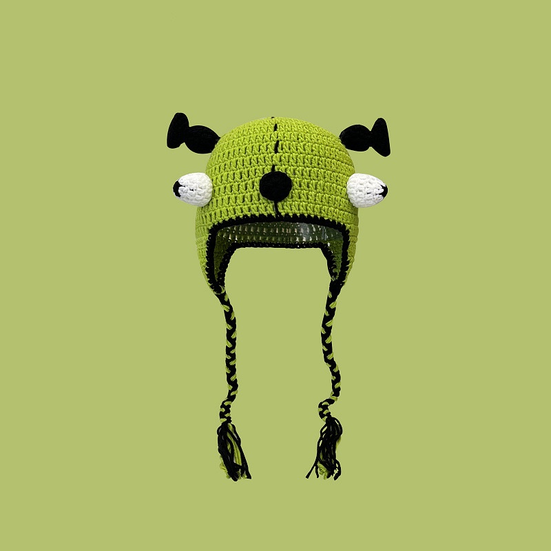 Mũ Len Thiết Kế Vui Nhộn Thời Trang Thu Đông Cho Nữ