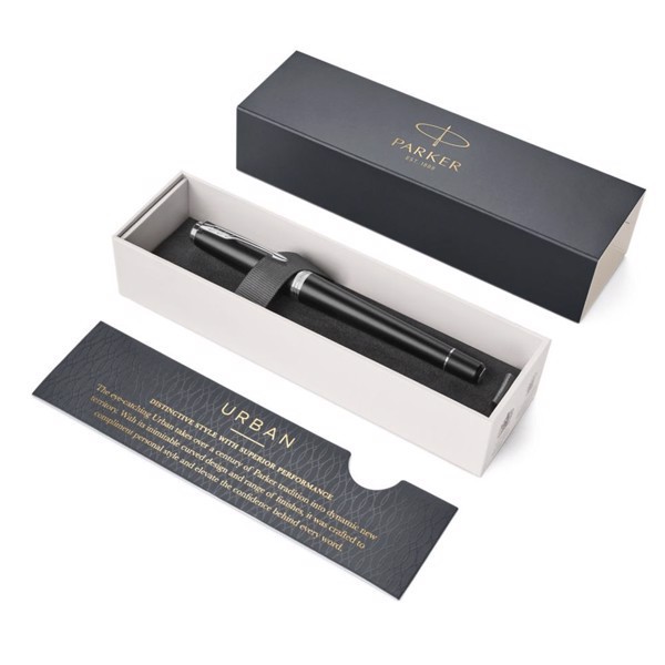 [Chính Hãng] Bút máy cao cấp Parker Urban Muted Black CT TB4-1975487 (Hàng Nhập Khẩu)