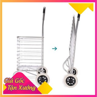XE KÉO  ĐI CHỢ 2 BÁNH GẤP GỌN ĐA NĂNG