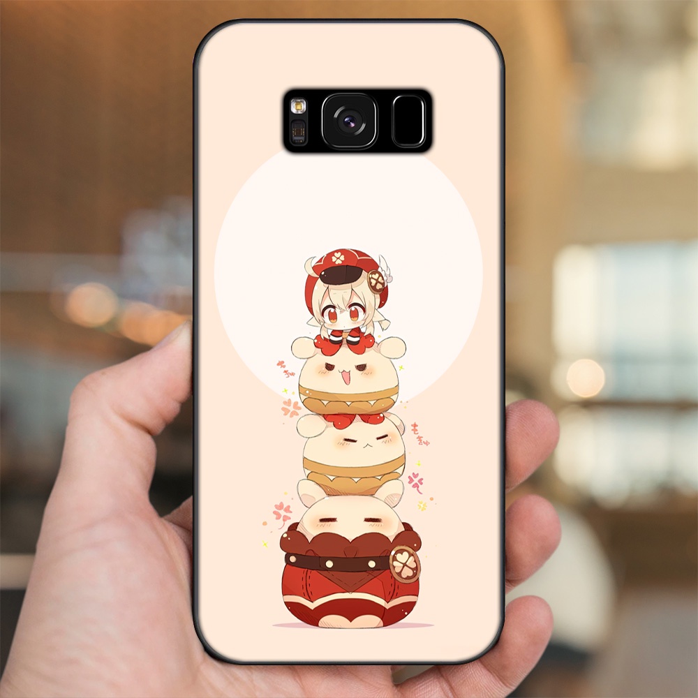 Ốp lưng Samsung S8, S8 Plus viền đen in hình Klee Genshin Impact