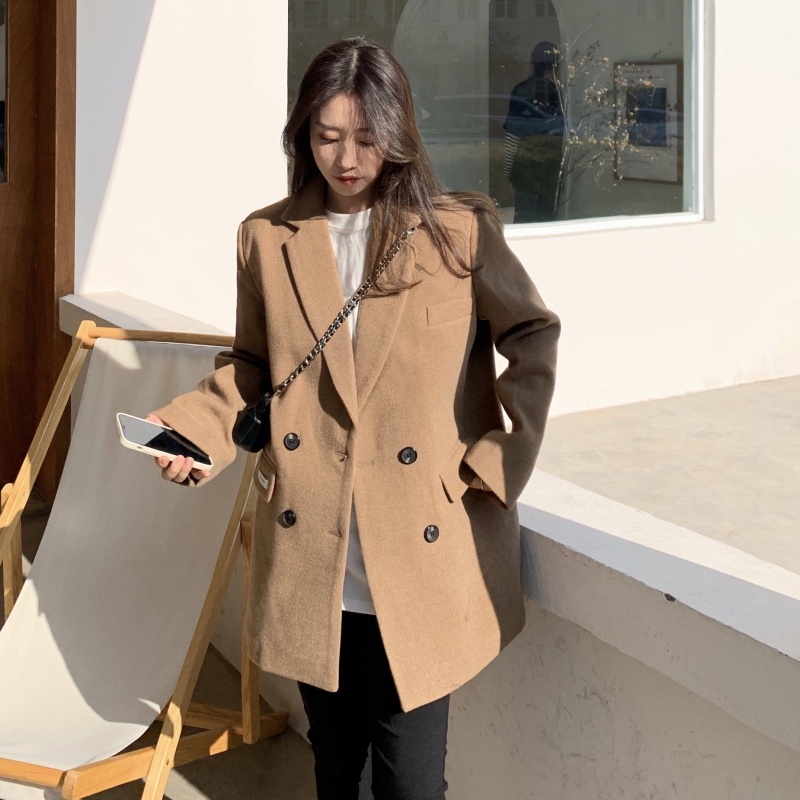 Áo vest dạ phong cách Hàn Quốc thu đông