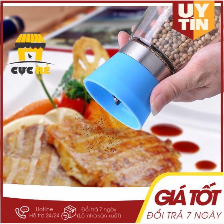 [GIẢM GIÁ SỐC] Dụng cụ xay tiêu cầm tay - cối xay tiêu cầm tay vặn Inox cao cấp