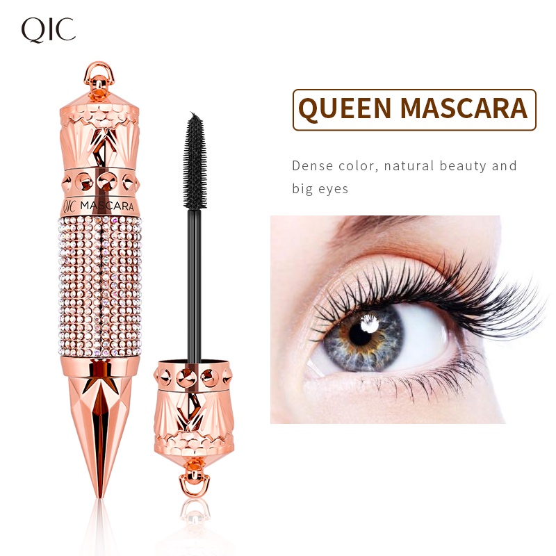 Mascara ANNIES QIC 4D uốn đen chống thấm nước phong cách nữ hoàng Thái