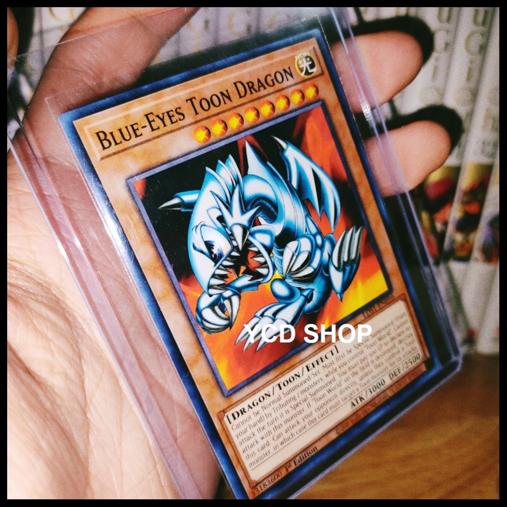 Thẻ bài yugioh chính hãng Blue-Eyes Toon Dragon – Common