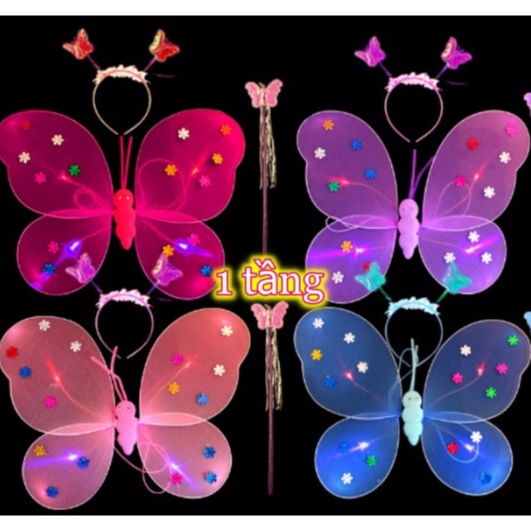 Bộ Cánh Tiên 3 Món Có Đèn Led