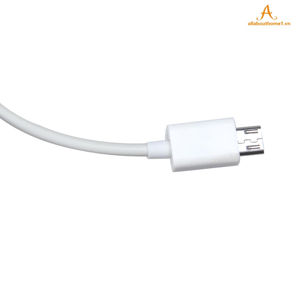 5M Micro USB Charging Data Cable Adapter for Samsung White 