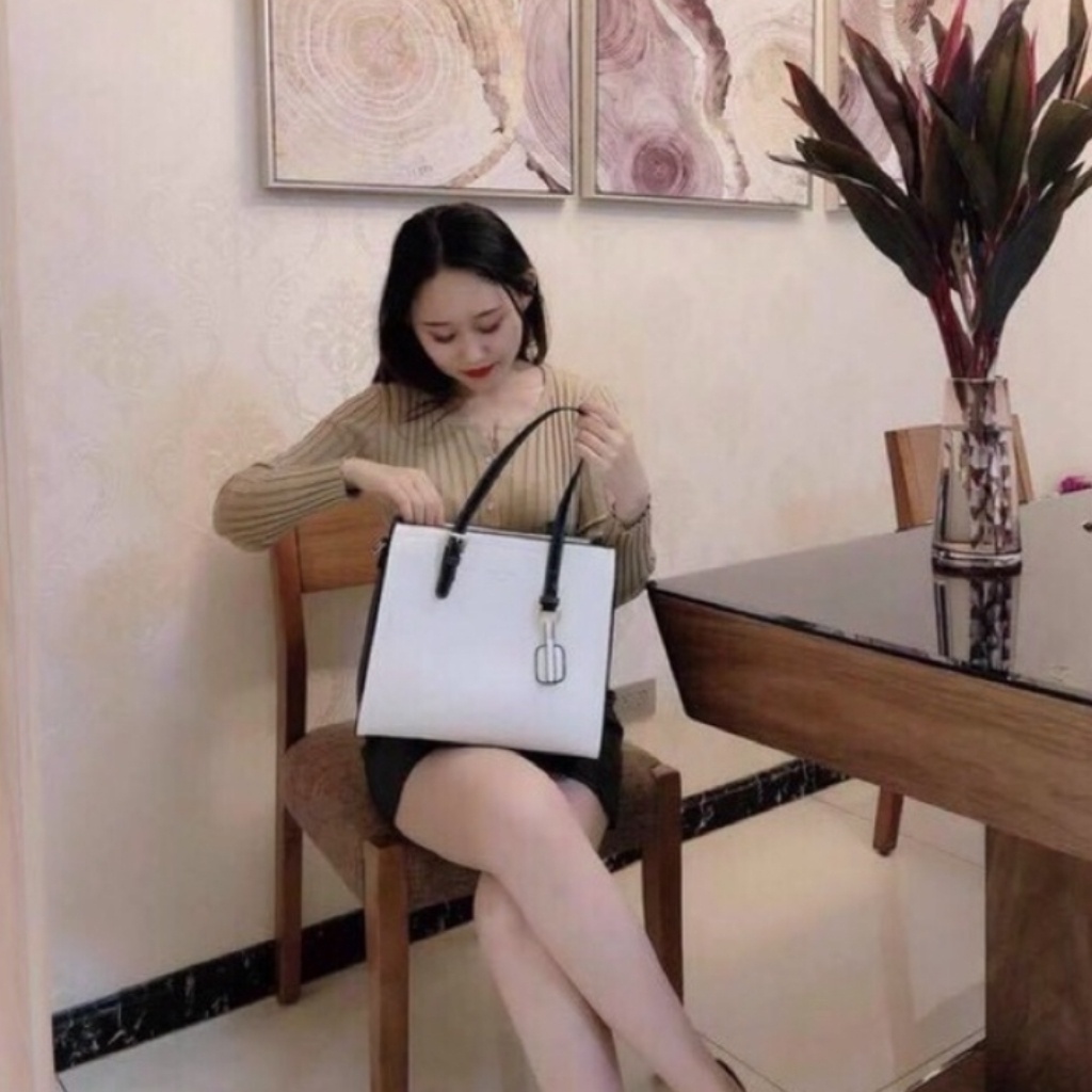 Túi xách nữ mã M01, đi làm công sở, đi học, có ảnh thật, da mềm đẹp, hàng cao cấp, đeo vai , đeo chéo, màu đen, trắng