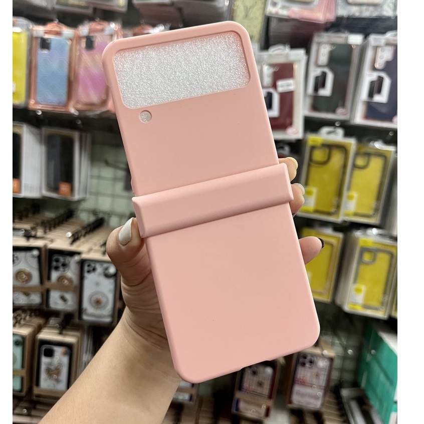 Ốp điện thoại PC cứng màu chống sốc, chống bẩn, chống va đập cho Samsung Galaxy Z Flip4 Z Flip 4