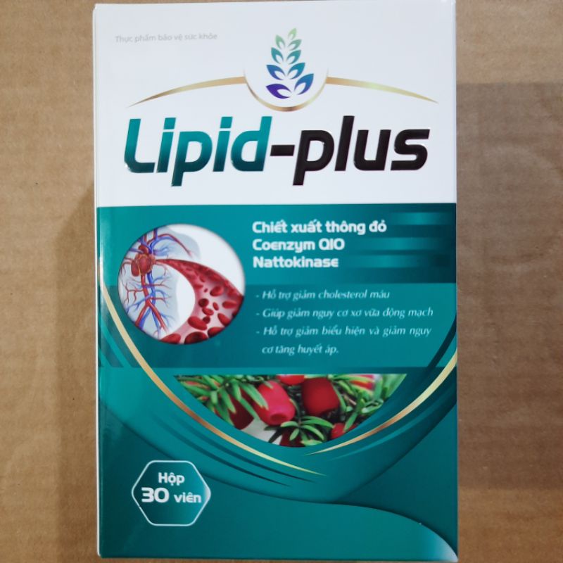 Viên uống Lipid Plus hỗ trợ giảm Cholesterol, mỡ trong máu