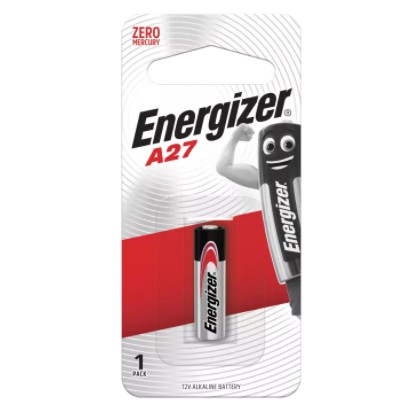 Pin A27 Energizer 12V (Điều khiến cửa cuốn, chuông báo động, chuông cửa điều khiển từ xa)[Chính Hãng]