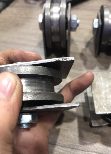 Bánh Xe sắt rãnh U