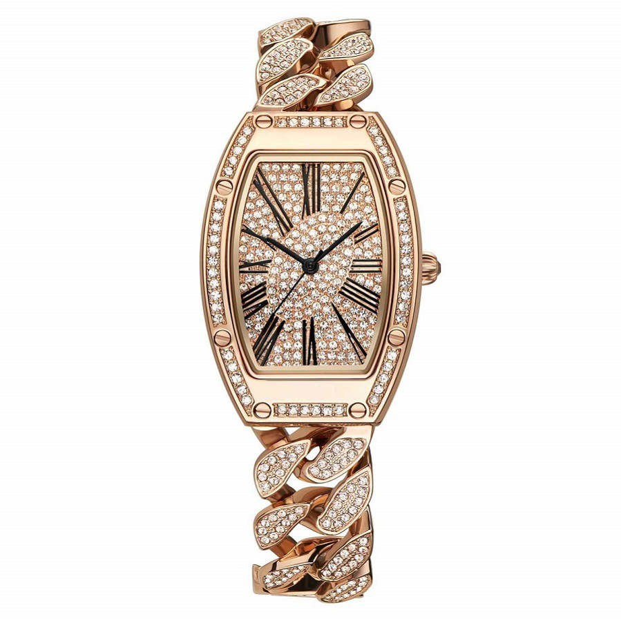 Đồng Hồ Davena Nữ Dây Mắc Xích Rose Gold Chính Hãng 36mm