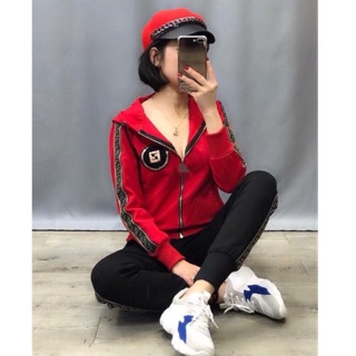Bộ thể thao logo đính kim sa FF