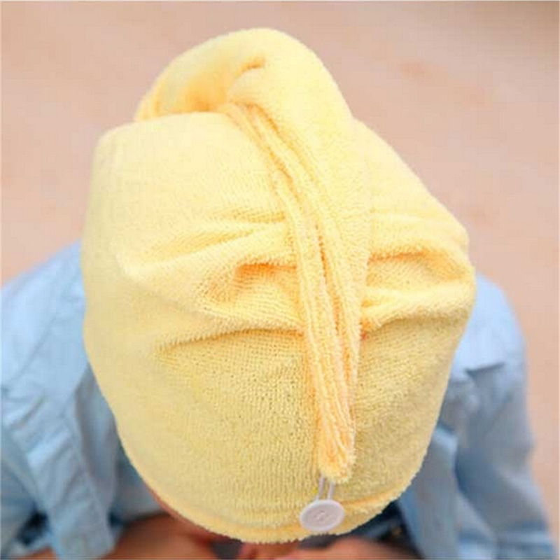 (Hàng Mới Về) Khăn Quấn Làm Khô Tóc Bằng Sợi Microfiber Gav3