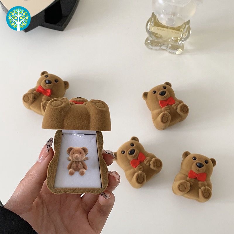 Nhẫn Hình Gấu Dễ Thương Có Thể Điều Chỉnh Kích Cỡ
