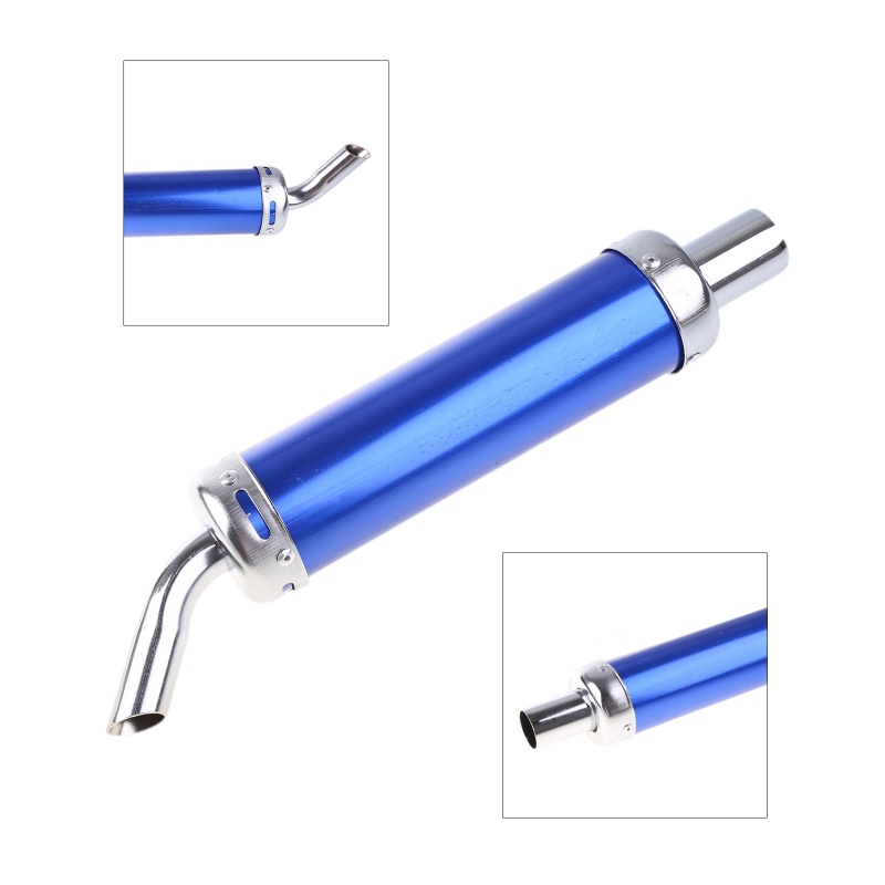 Ống Pô Giảm Thanh Bằng Thép Không Gỉ Gắn Đuôi Xe Máy Scooter