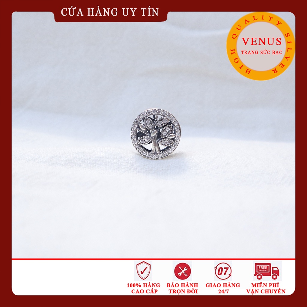 [Charm bạc 925 cao cấp] Charm bạc cây gia đình- Mã sản phẩm VENUSCD