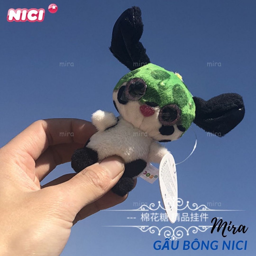 Móc Khóa Gấu Bông Mini - Hình Chim Cánh Cụt Lai Đeo Cặp, Treo Balo Thương hiệu NICI Quà Sinh Nhật 10cm MIRA-GB28011