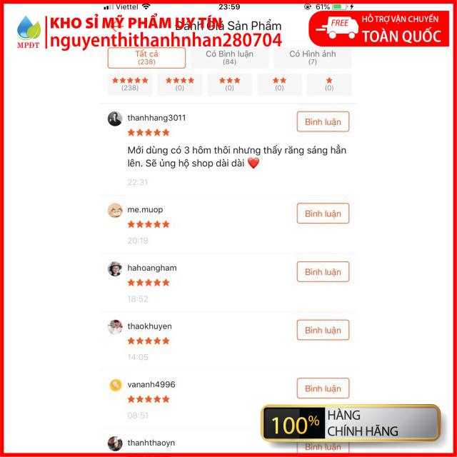 ( CHÍNH HÃNG )Baking soda mix Bạc Hà - Làm Trắng răng,Thơm miệng,giảm mụn, Mịn da,Khử mùi, Tẩy da chết…  .