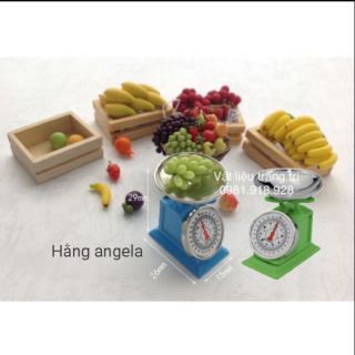 Mô hình cái cân tỉ lệ 1/12 1:6 chất liệu kim loại