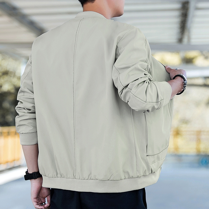 Men Jacket Fashion Collar Baseball Culture Korean Casual Youth Bomber jackets J168 | BigBuy360 - bigbuy360.vn